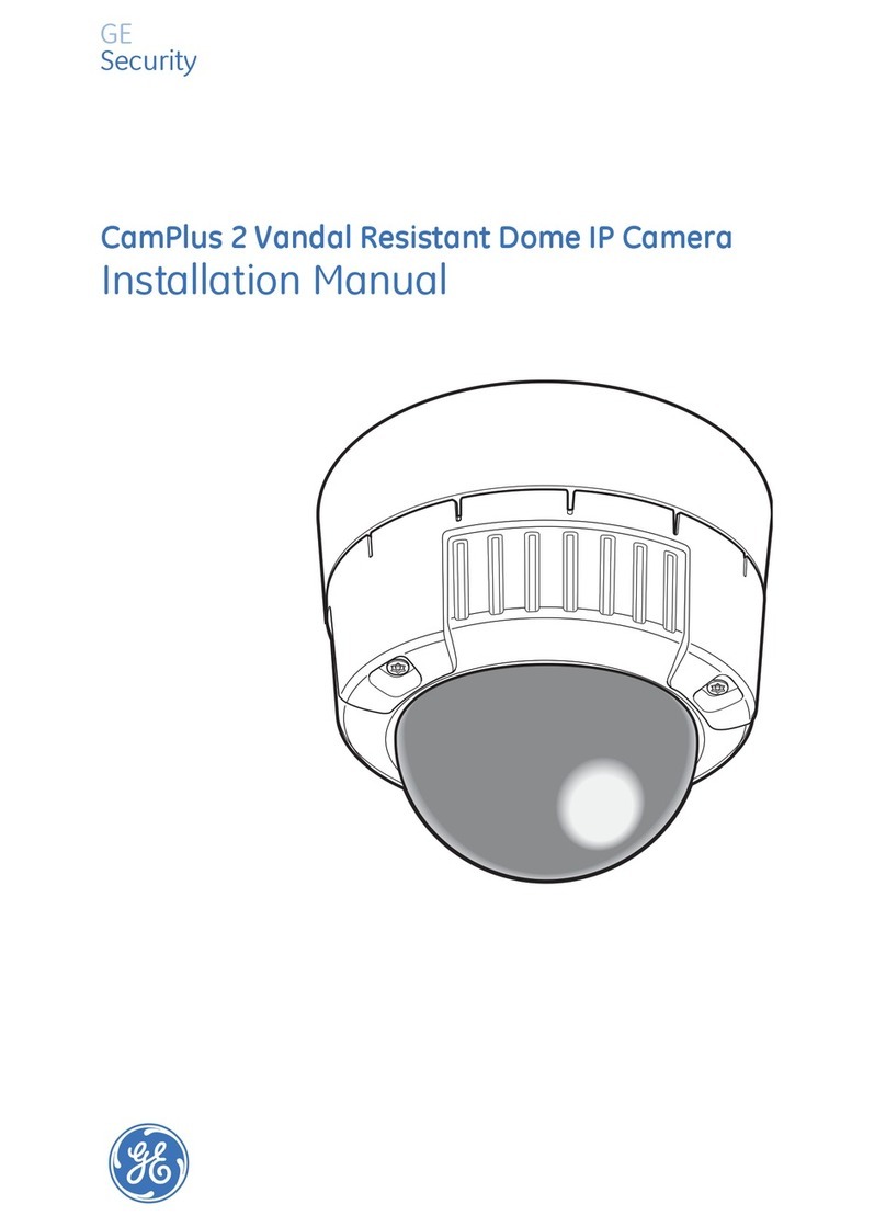 GE Security CamPlus 2 GEC-IP2VD-DN installation manual