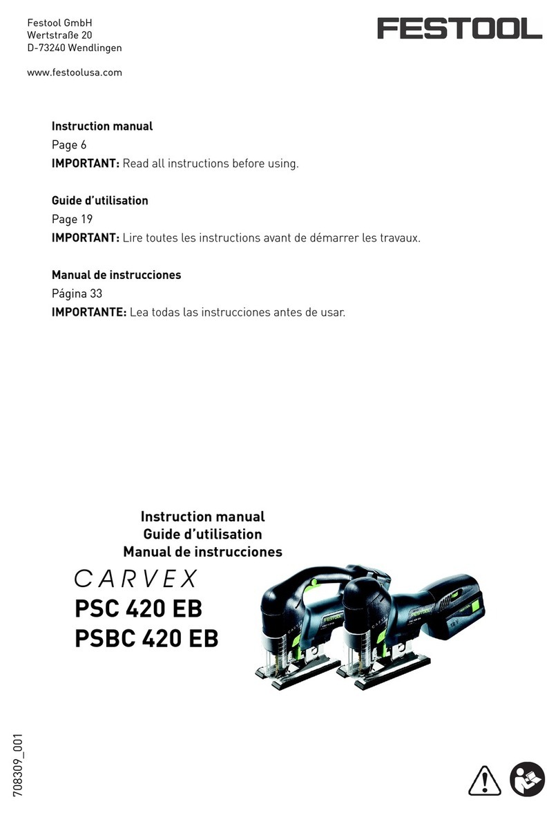 Festool PSC 420 EB User manual