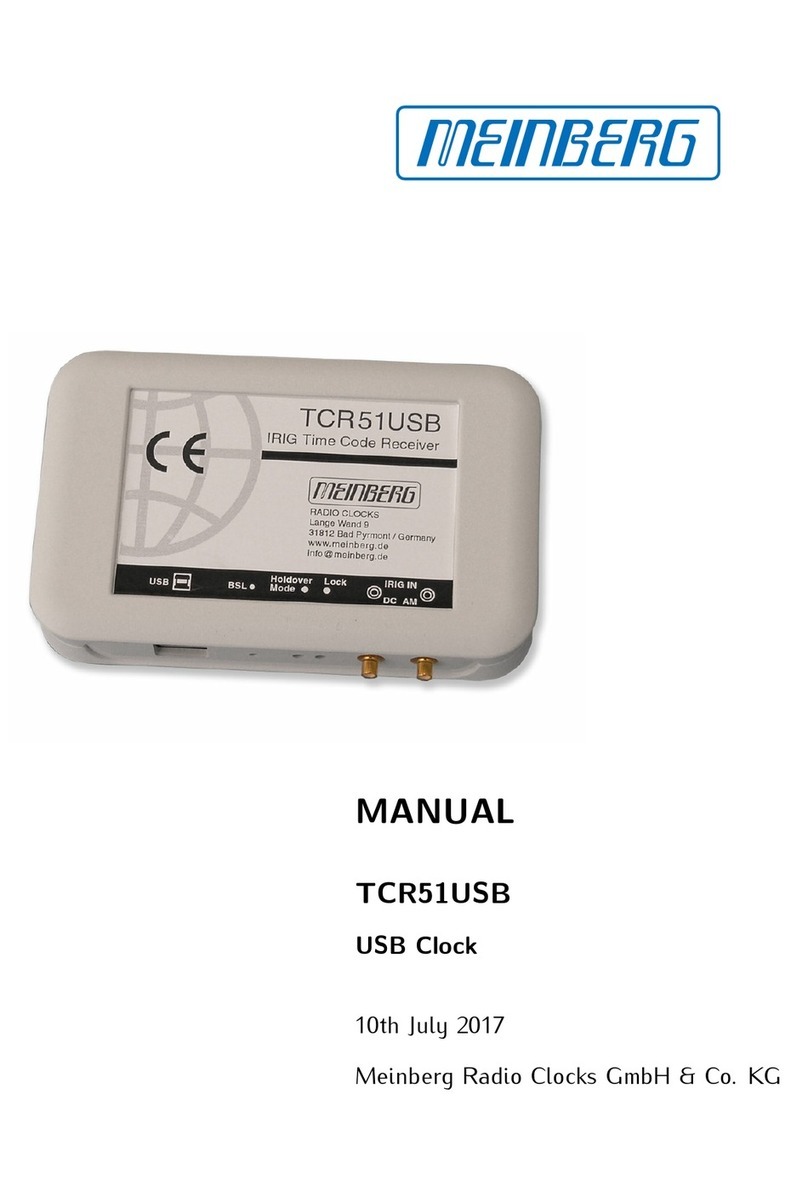 Meinberg TCR51USB manual