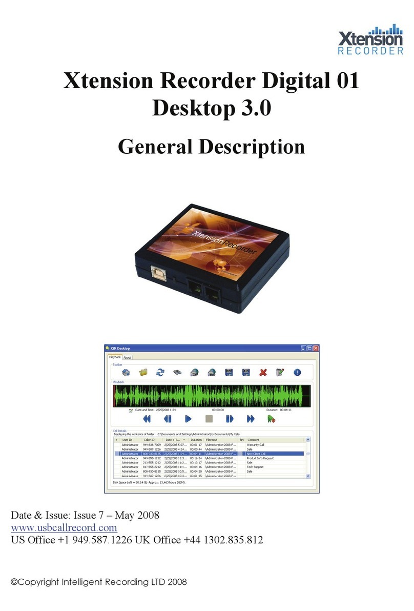 Intelligent Recording Digital 01 Operating and maintenance instructions