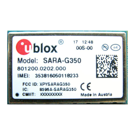 Ublox SARA-G300 Quick setup guide