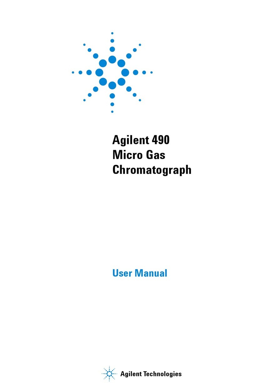 Agilent Technologies 490 User manual Agilent Technologies 490 User manual