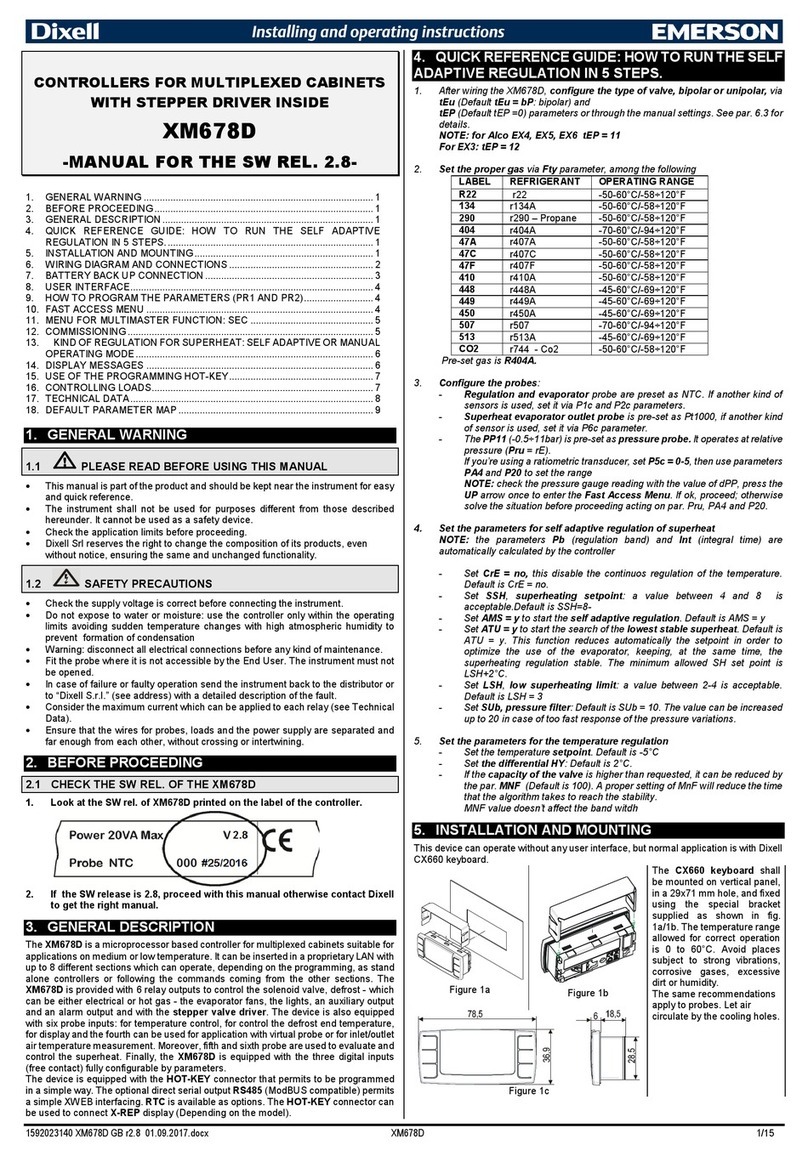 Emerson XM678D manual