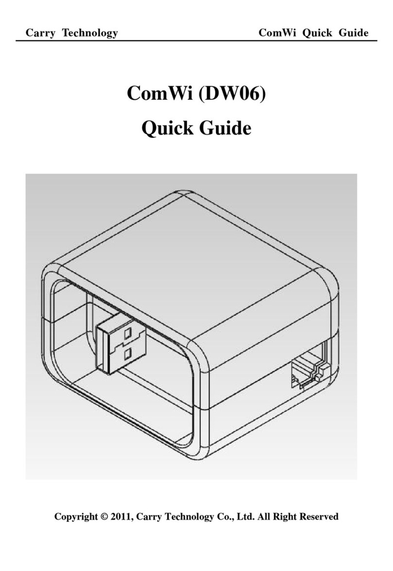 CARRY TECHNOLOGY ComWi User manual