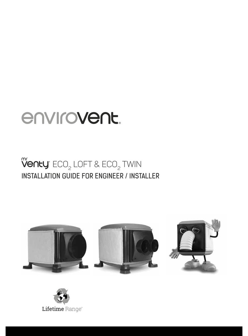 Envirovent Mr Venty ECO2 Loft User manual