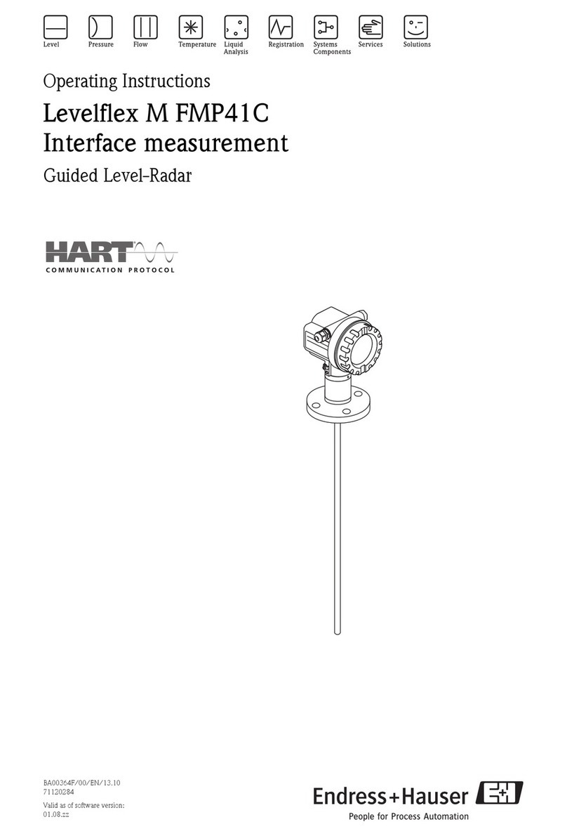 Endress+Hauser Levelflex M FMP41C operating instructions