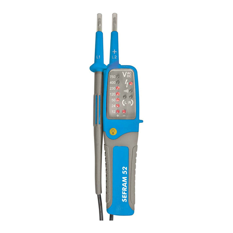 SEFRAM 52 User manual