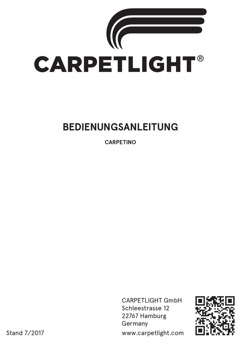 CARPETLIGHT Carpetino User manual