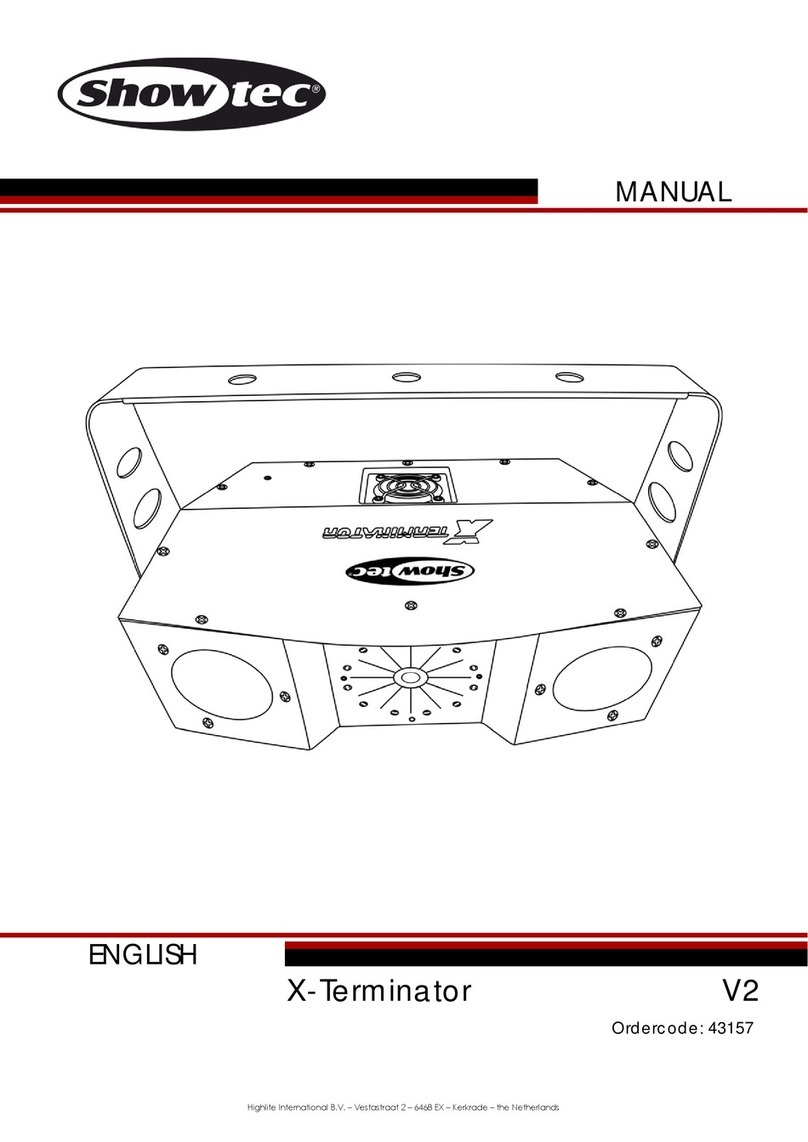 Show Tec X-Terminator User manual