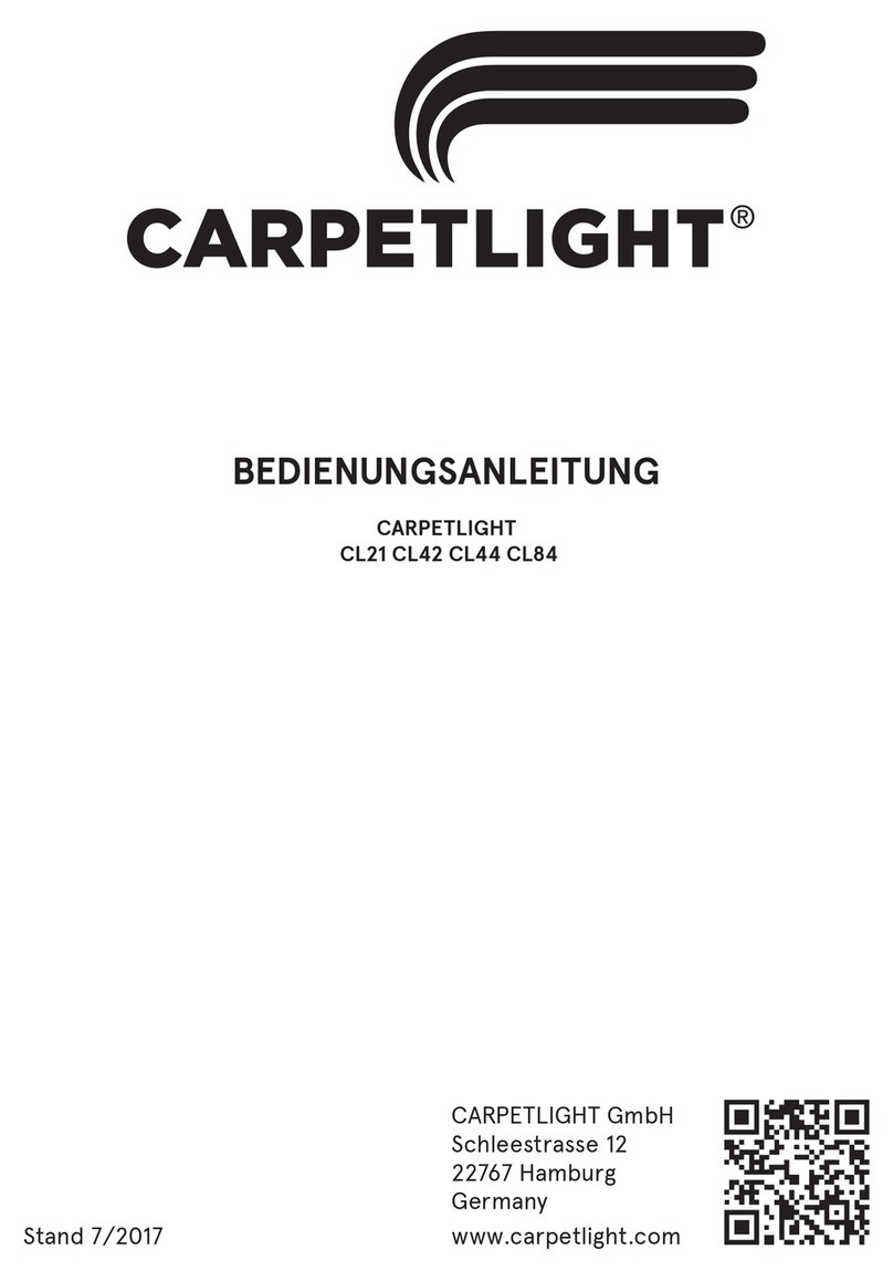 CARPETLIGHT CL21 User manual