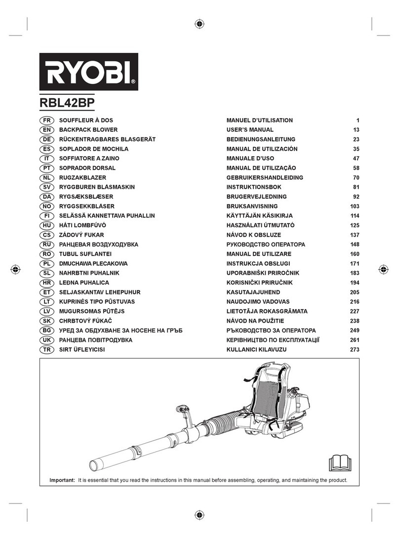 Ryobi rbl42bp User manual Ryobi rbl42bp User manual