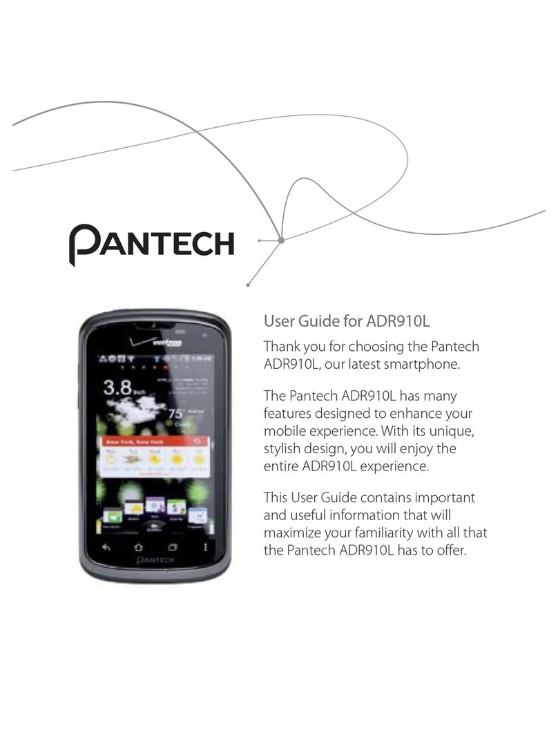 Pantech ADR910L User manual