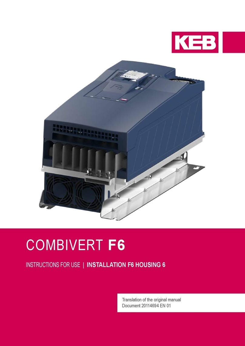 KEBCO COMBIVERT F6 User manual