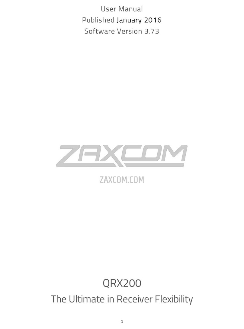 Zaxcom QRX200 user manual