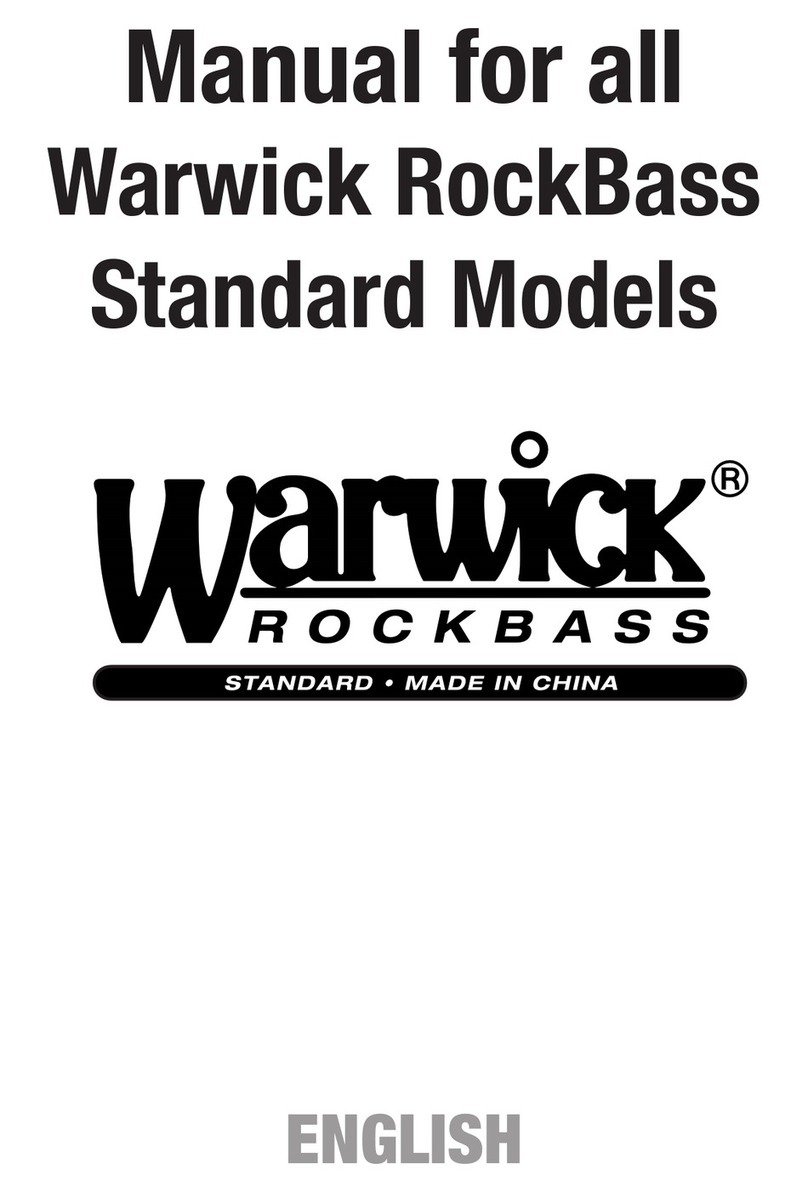 Warwick RockBass Series manual