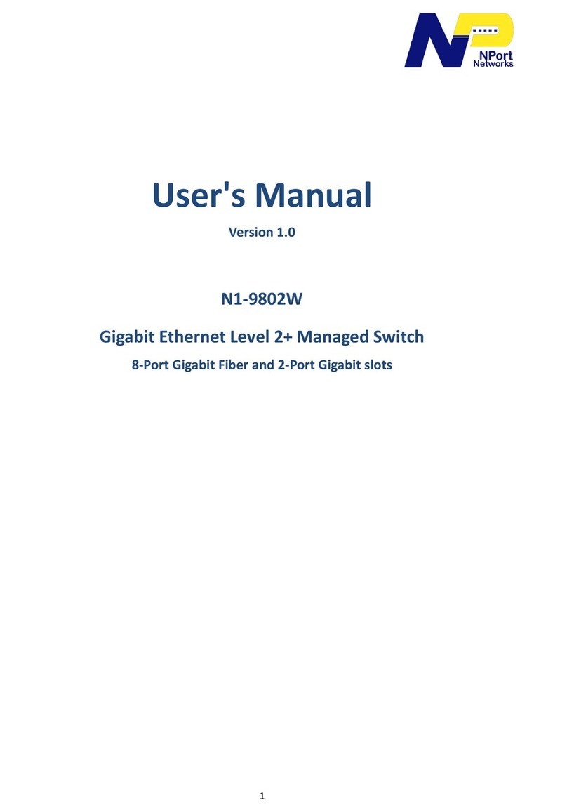 NPort Networks N1-9802W User manual