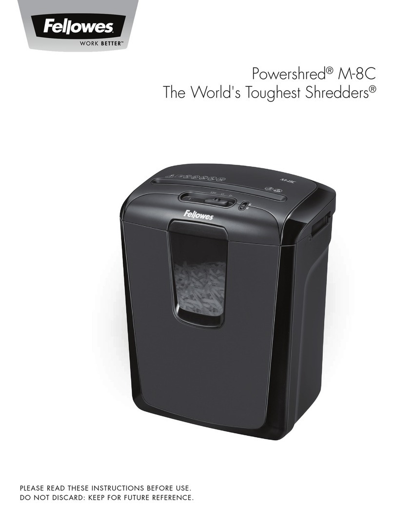 Fellowes Powershred M-8C user manual