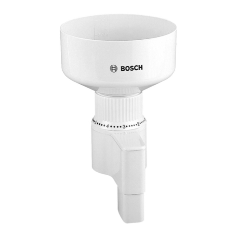 Bosch MUZ4GM3 User manual Bosch MUZ4GM3 User manual