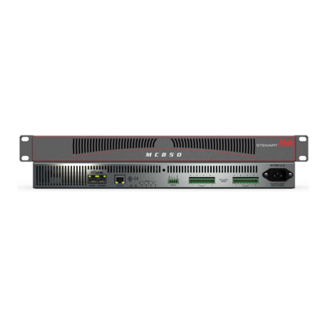 Stewart Audio MC850 LZ-D User manual