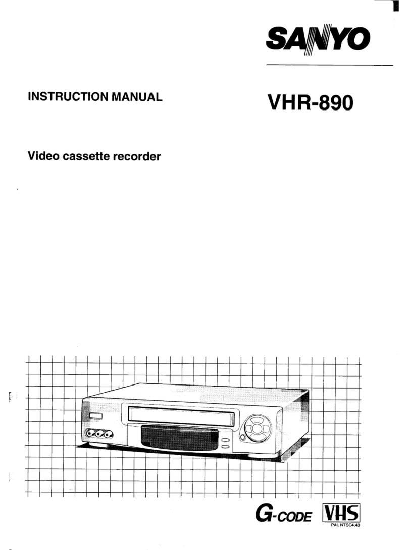 Sanyo VHR-890 User manual