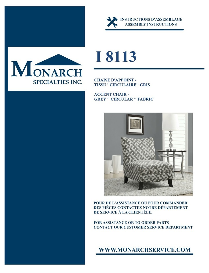Monarch Specialties I 8113 User manual Monarch Specialties I 8113 User manual