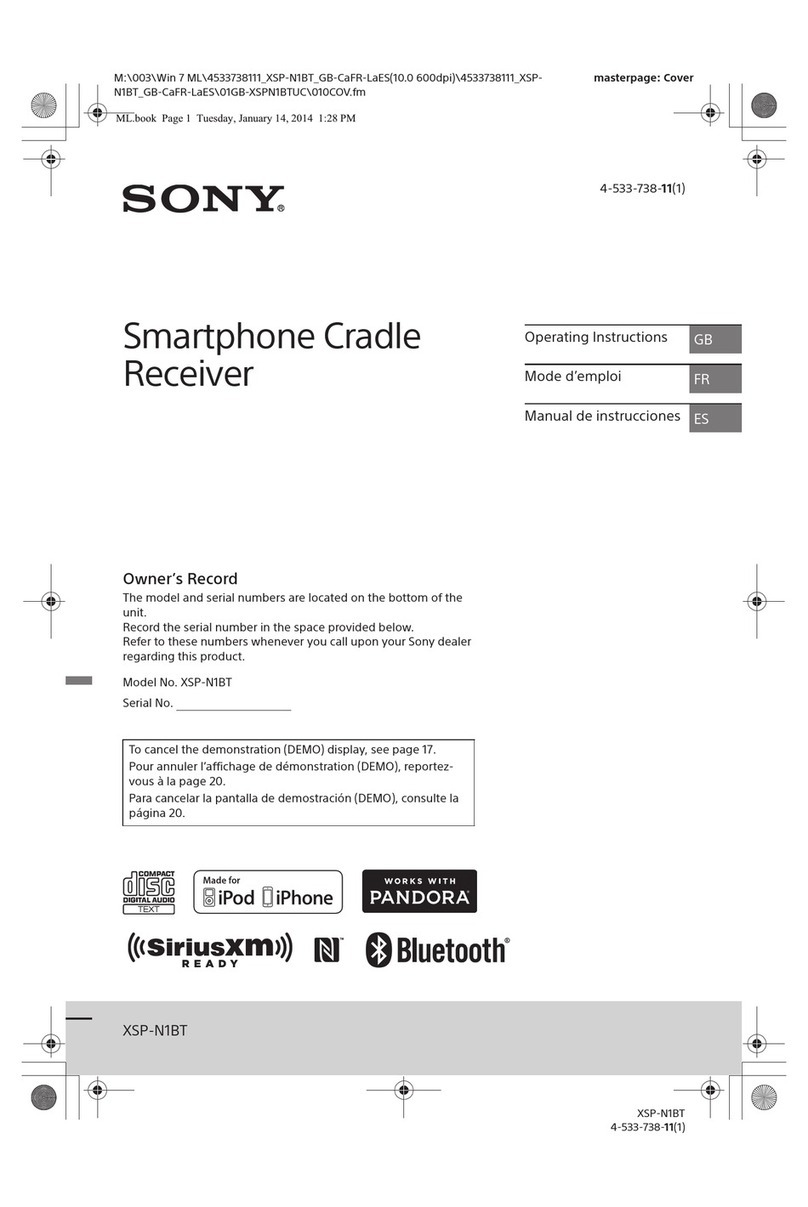 Sony XSP-N1BT User manual