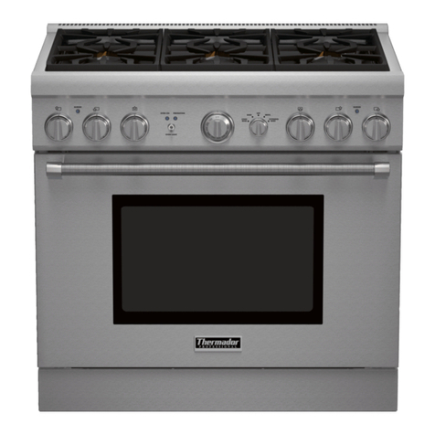 Thermador Professional PRO-HARMONY PRD36 installation manual