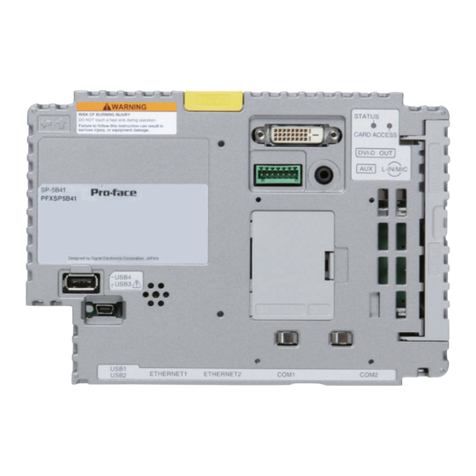 Pro-face SP-5B10 User manual
