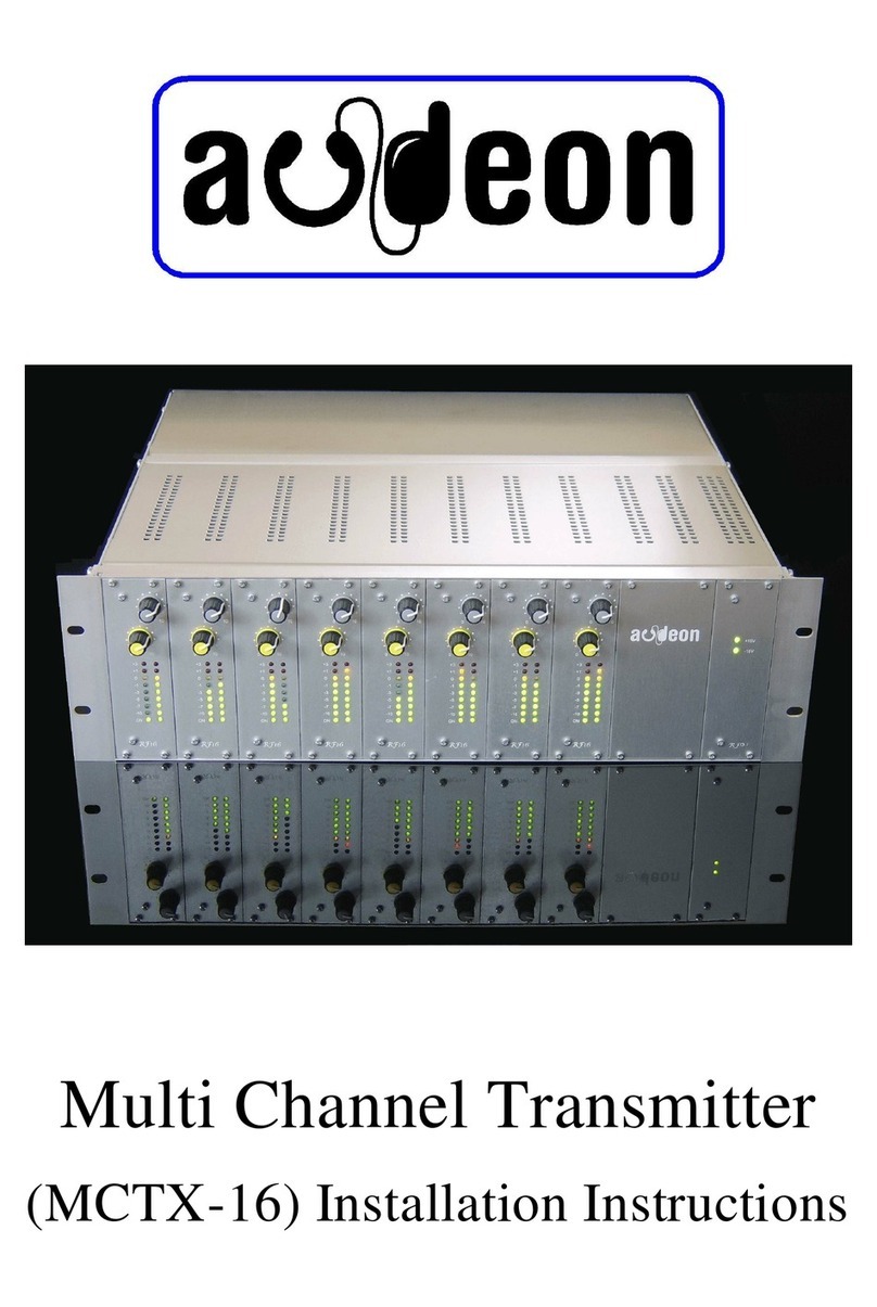 Audeon MCTX-16 installation instructions