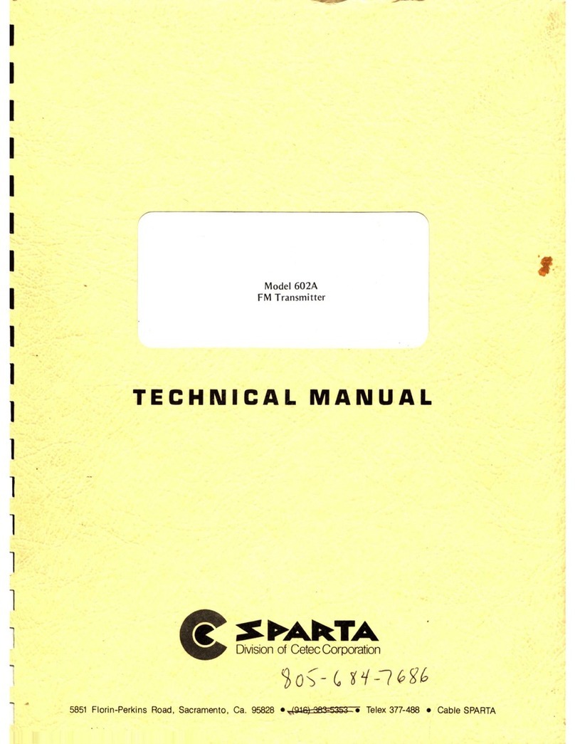 Sparta 602A Technical manual