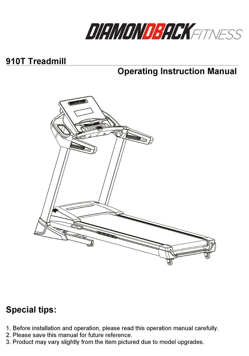 Diamondback 910T Operating instructions manual