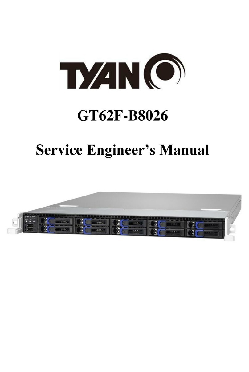 TYAN GT62F-B8026 Service manual