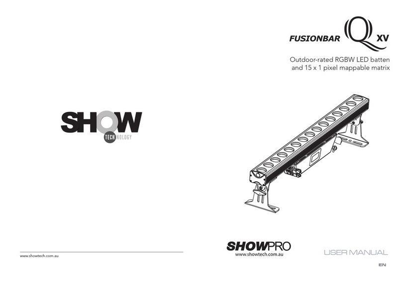 Show Technology FusionBAR Q XV user manual