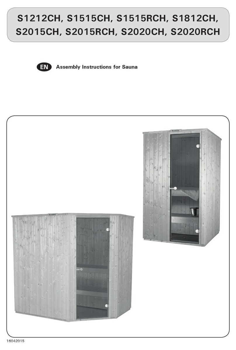 finskasauna S1212CH Assembly instructions