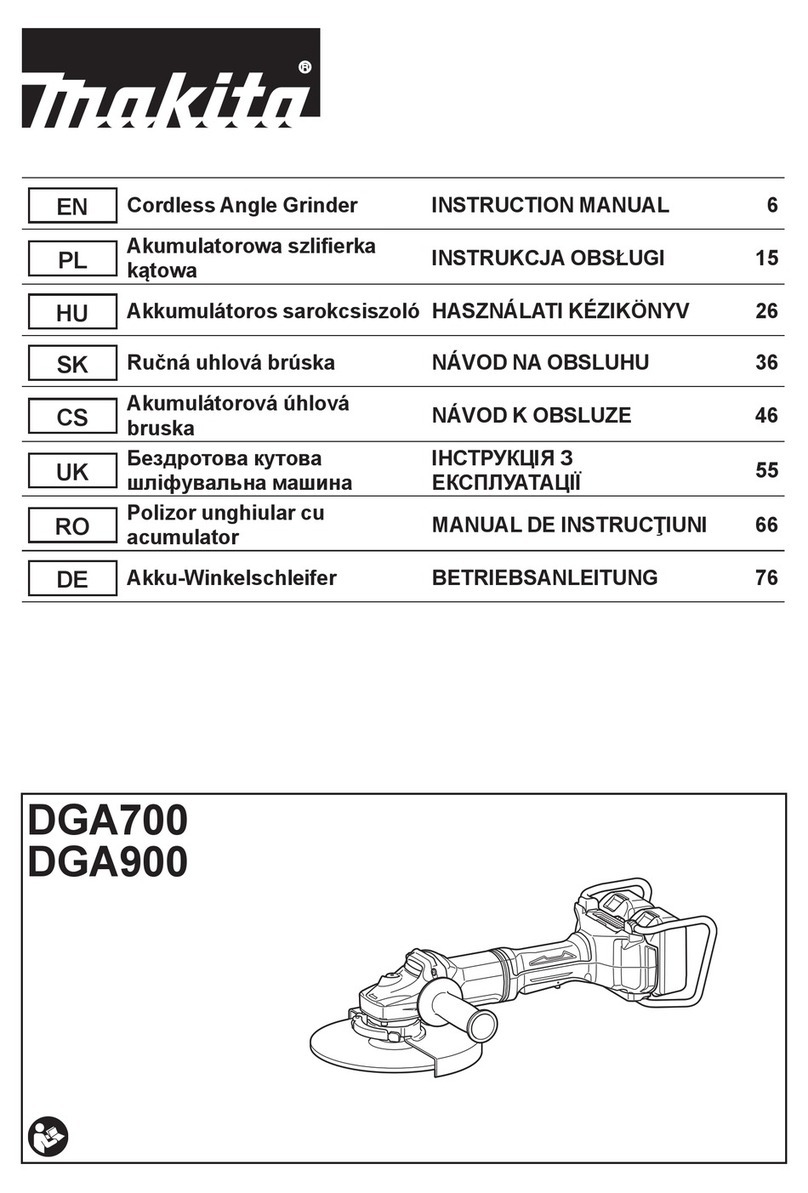 Makita DGA700 User manual Makita DGA700 User manual
