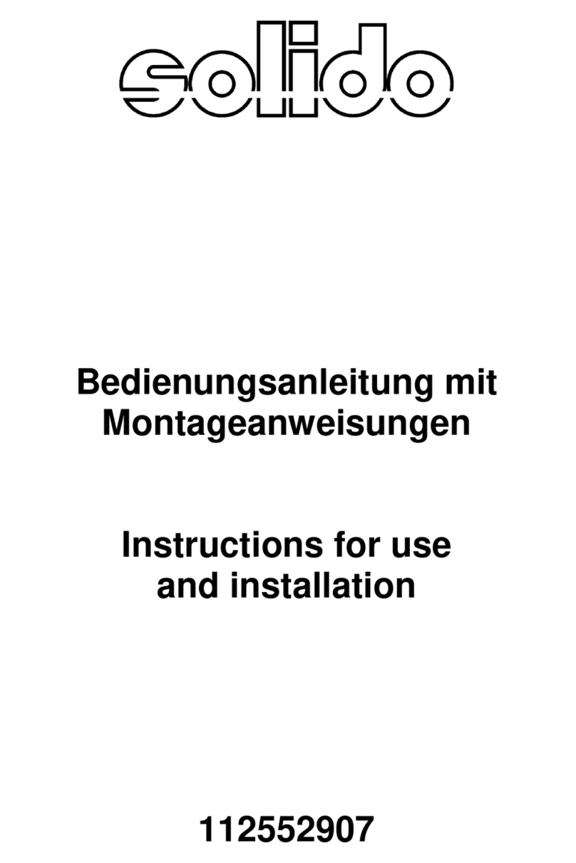 Solido EB-00189 Instructions for use and installation