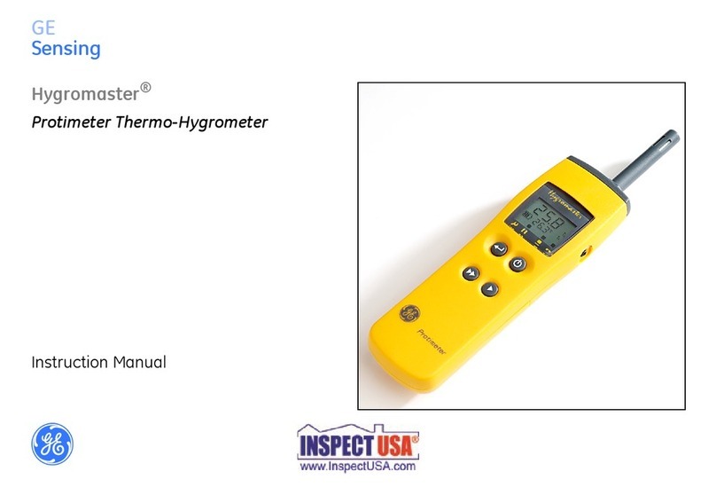 GE Hygromaster User manual