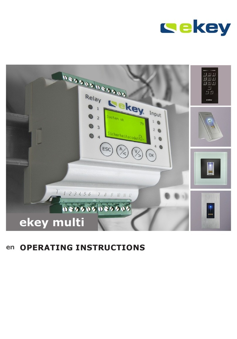 eKey Multi operating instructions