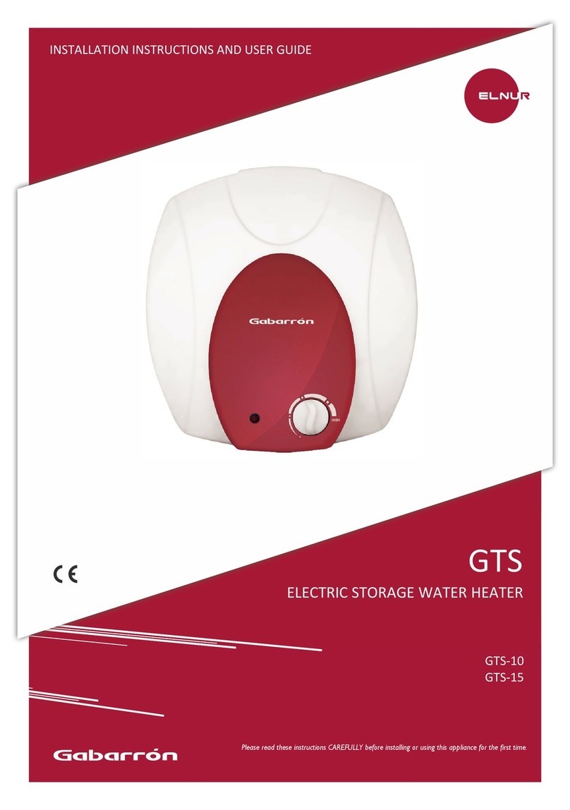 Elnur GTS-15 Installation instructions and user guide