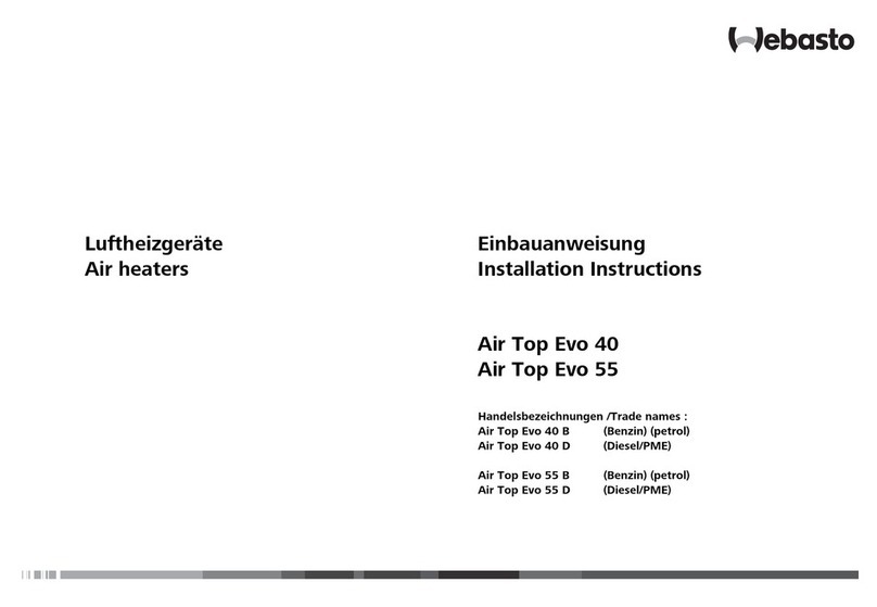 Webasto Air Top Evo 40B installation instructions