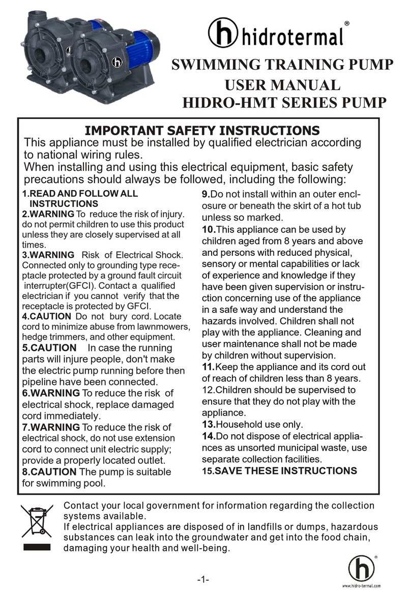 Hidrotermal HIDRO-HMT300 user manual