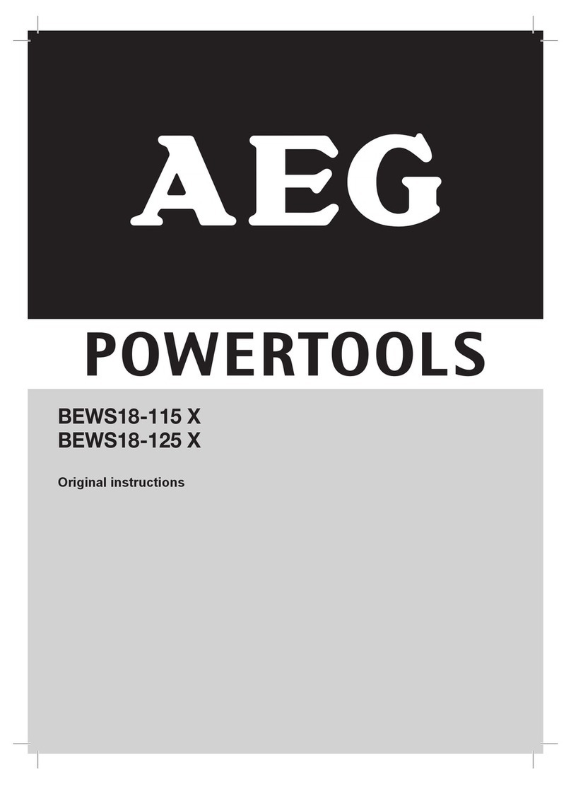 AEG Powertools BEWS18-115 X Original instructions