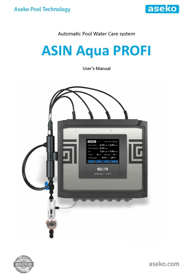 Aseko ASIN Aqua PROFI User manual
