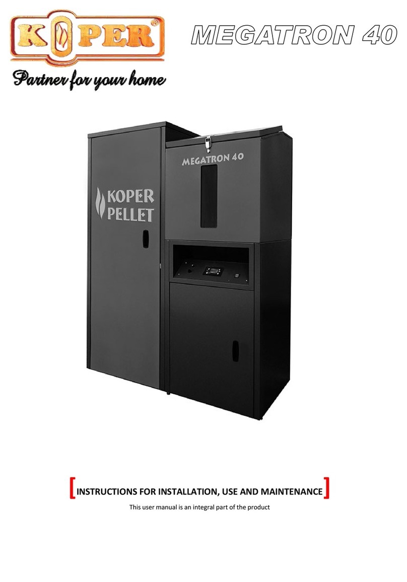 Koper Megatron 40 Instructions for installation, use and maintenance