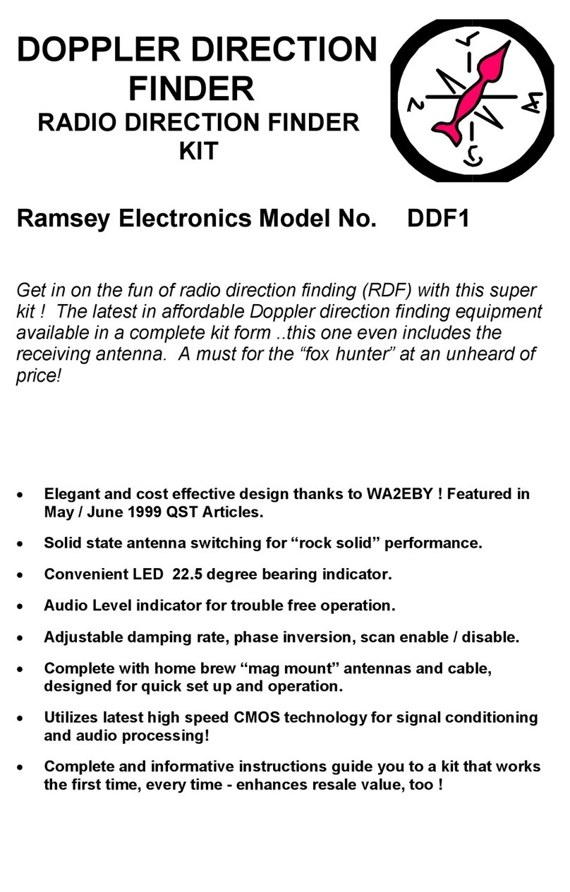 Ramsey Electronics DDF1 manual