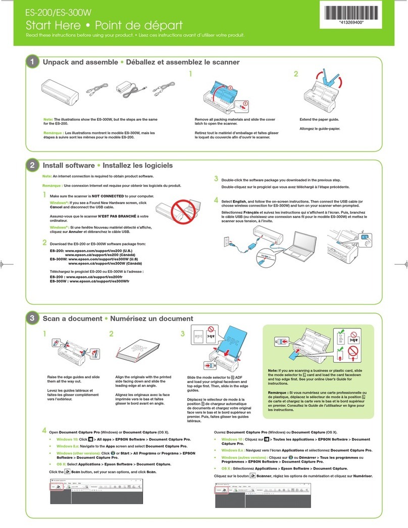 Epson ES-200 Instruction Manual