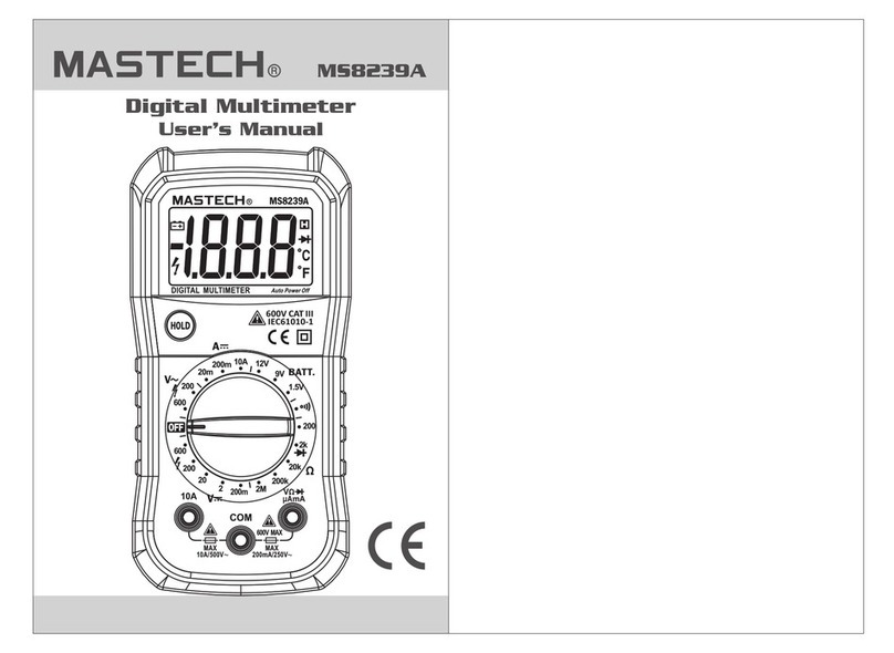 Mastech MS8239A user manual