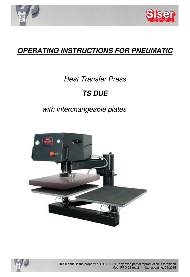 Siser TS DUE instructions Siser TS DUE instructions