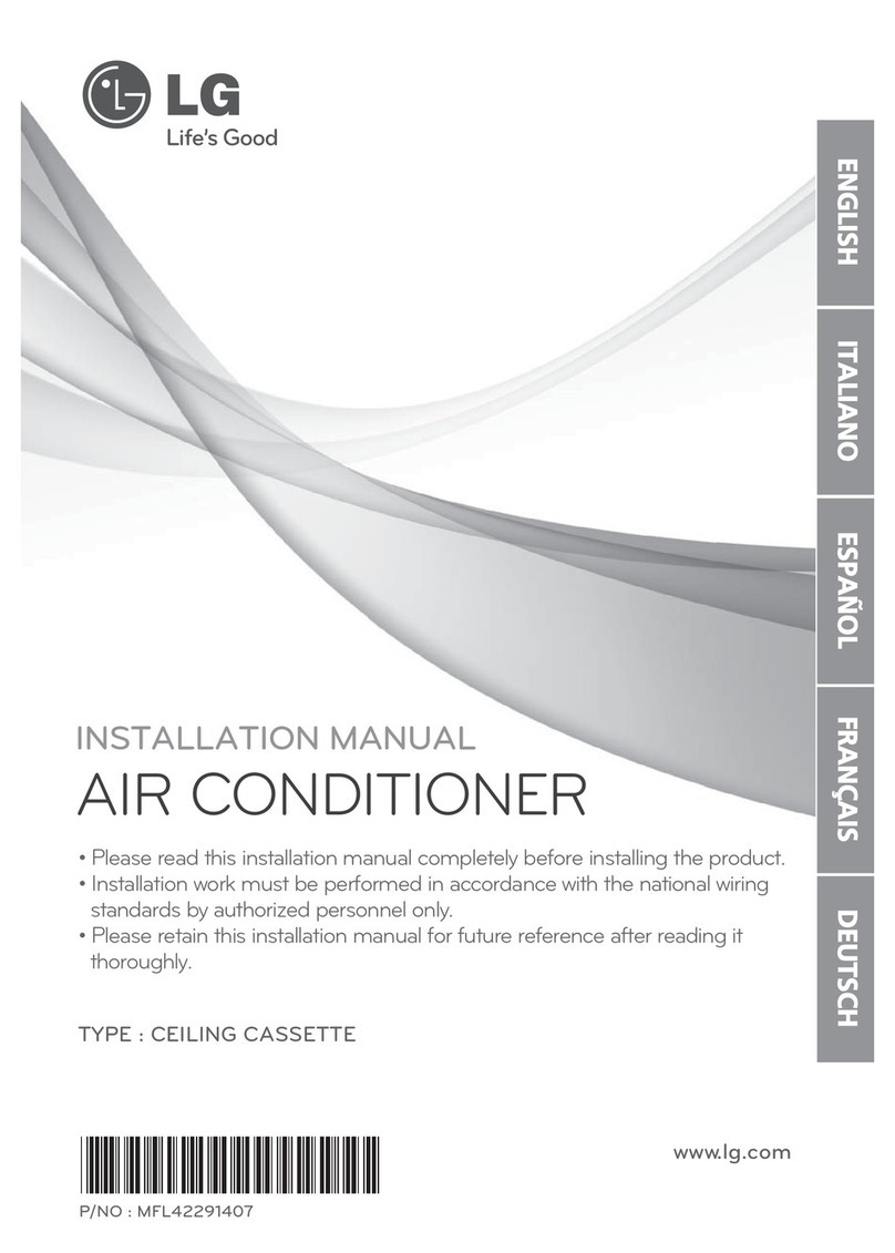 LG MT11AH installation manual