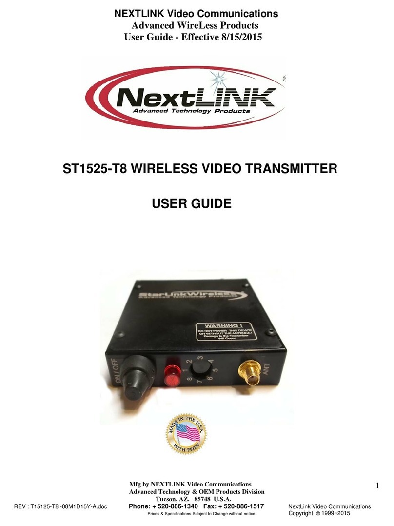 NextLink StarLink ST1525-T8 user guide